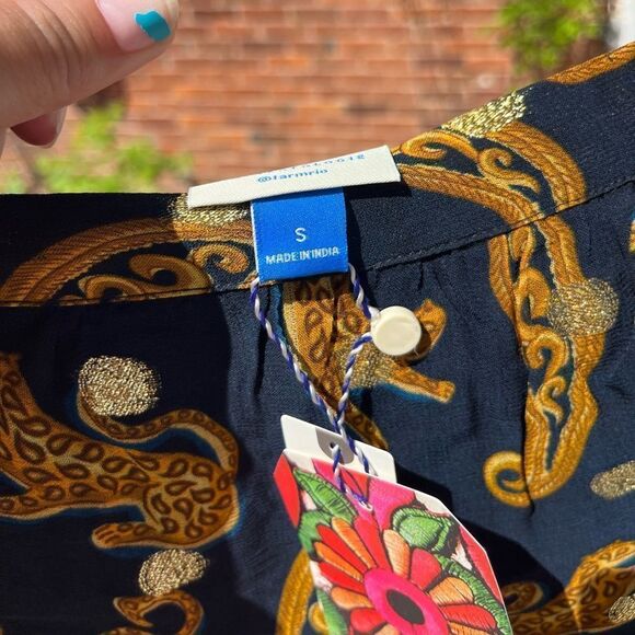 Anthropologie FARM Rio Asymmetrical Tiered Midi Skirt NWT - Picture 9 of 12